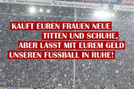 Sexismus-Vorwurf: SC Freiburg distanziert sich von Fan-Banner