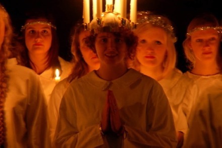 Sternknaben, Lichtbraut und Glögg: Das Luciafest der Skandinavisten im Peterhofkeller