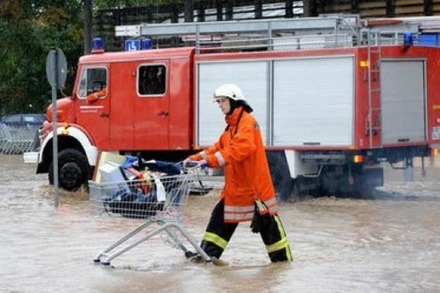 Regenfälle im Breisgau - Schäden durch Hochwasser