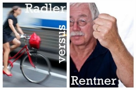 Rowdy-Rentner attackieren Radler: "Das nächste Mal liegst du neben deinem Rad"