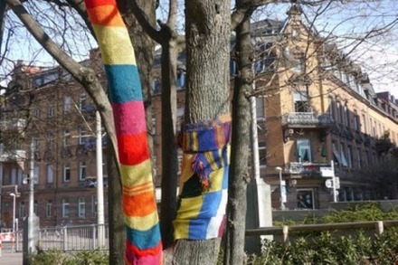Knit Art im Stühlinger Park