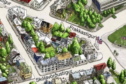 Schöner als Google Maps: Online-Stadtplan von Reykjavík