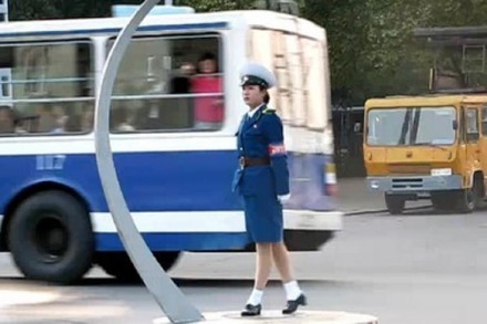 Verkehrspolitesse in Nordkorea