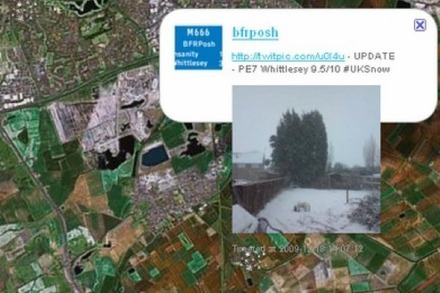 UKsnow Map 2.0: Wo schneit es gerade?