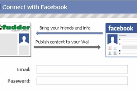 Facebook Connect: Jetzt können auch Facebook-User auf fudder Kommentare veröffentlichen