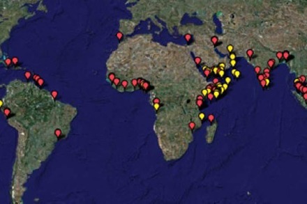 Google-Map: Die Piraten der Weltmeere
