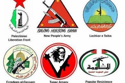 Terroristen-Logos