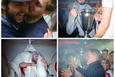 Fotos: Wie der EHC und seine Fans im Schneerot die Meisterschaft gefeiert haben
