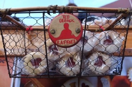 "Teegebäck Raffael" verkauft Kekse und Plätzchen auf dem Münstermarkt