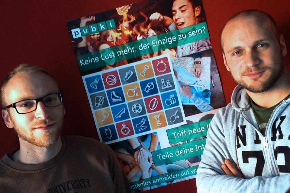 Steffen Waidele (links) und Lukas Fisel haben die Internetplattform Pubki gegründet. (Foto: privat)