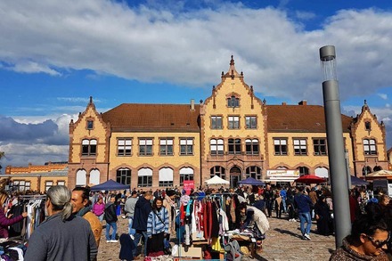 Auf dem Güterbahnhof-Areal findet Samstag wieder ein Flohmarkt statt