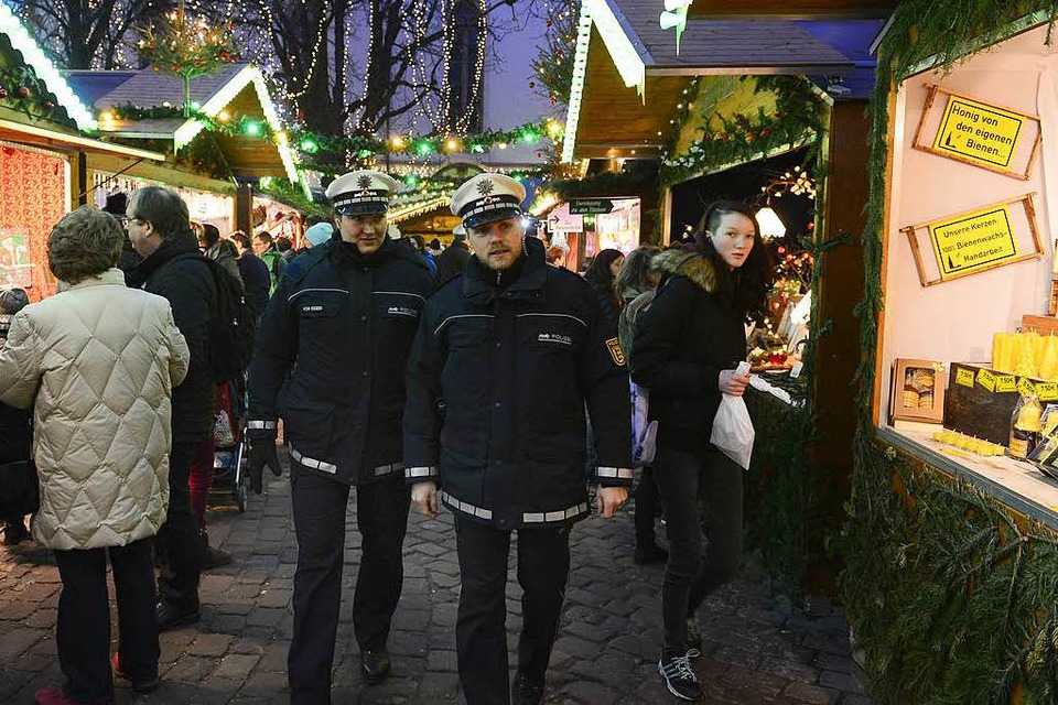 Die Polizei wird auf dem Freiburger Weihnachtsmakt verstärkt Präsenz zeigen (Archivbild). (Foto: Ingo Schneider)
