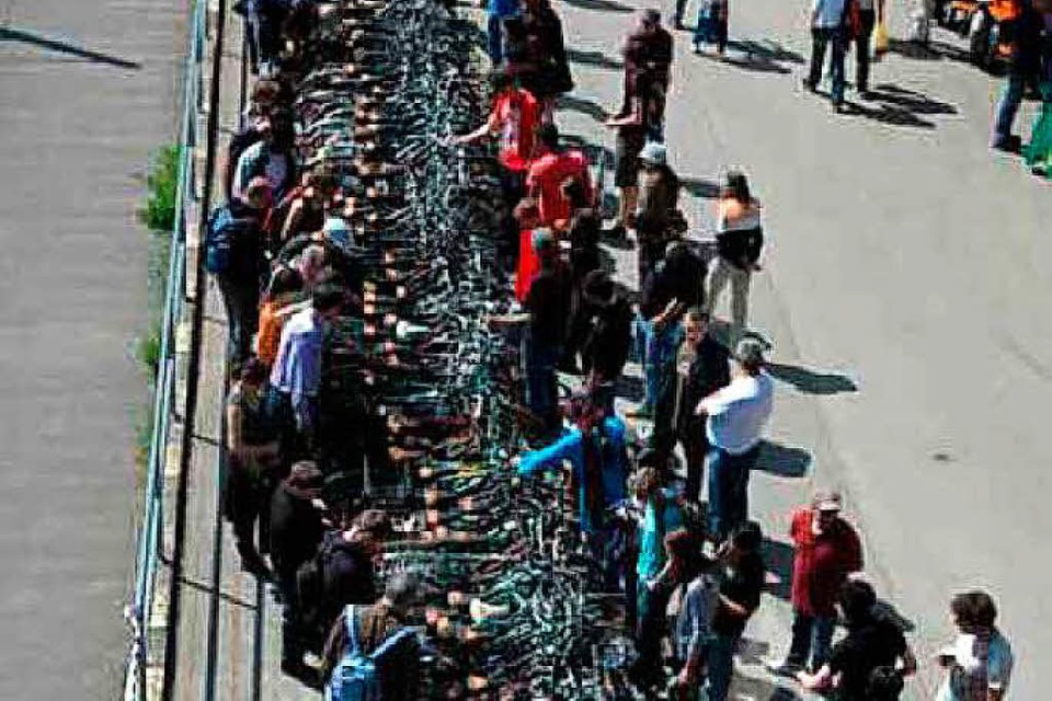 Über 150 gefundene Fahrräder gibt es am Samstag zu ersteigern. (Foto: fudder.de)