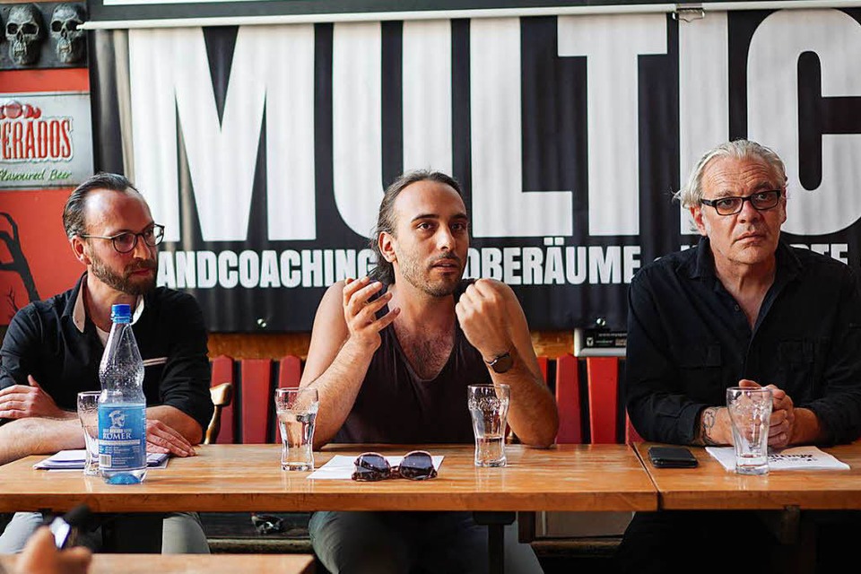 Rainer Rieckmann, Ben Krahl und Franck Mitaine von Multicore (von links nach rechts) (Foto: Simon Langemann)