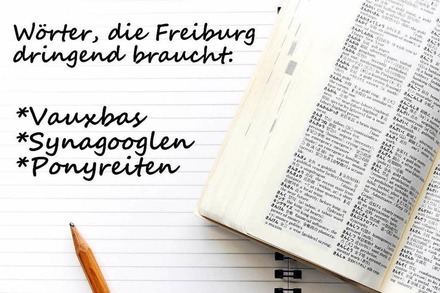 49 Wörter und Sprüche, die Freiburg noch braucht