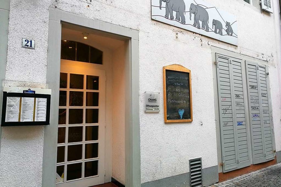 Seit Ende Dezember ist das Thai-Restaurant Chang in der Grünwälderstraße geschlossen. (Foto: Anika Maldacker)