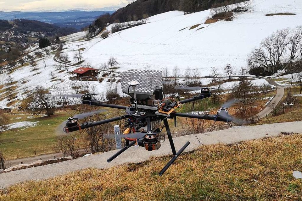 Die Drohne von Andreas Birkenberger und Julian Hilpert (Foto: privat)
