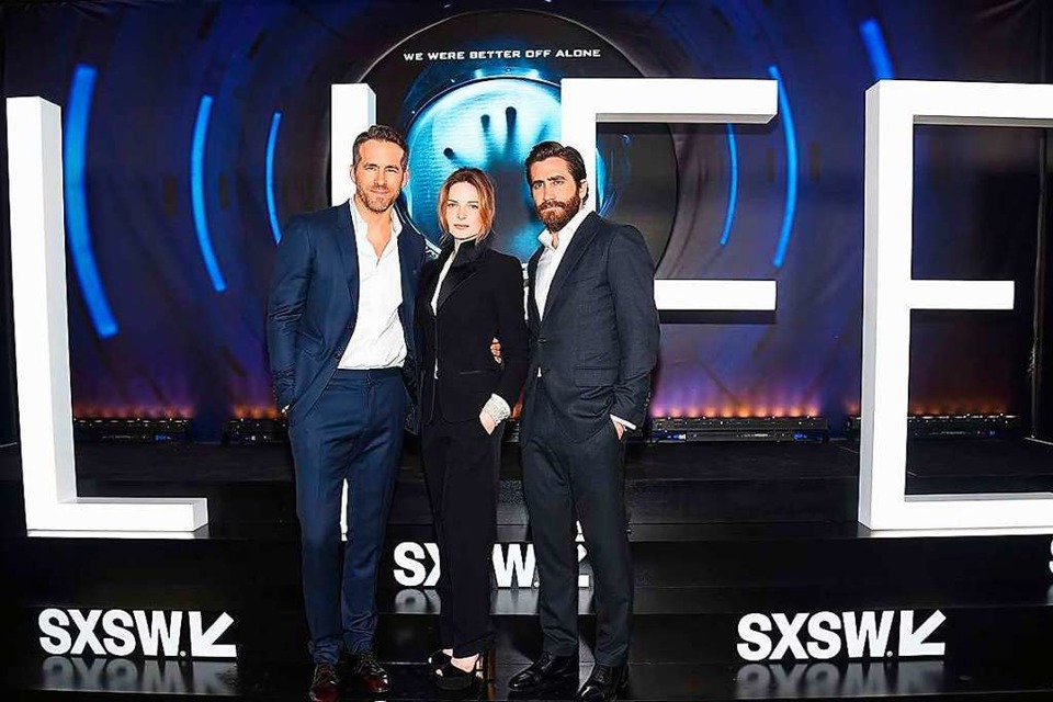 Ryan Reynolds, Rebecca Ferguson, Jake Gyllenhaal (Foto: Michael Loccisano)
