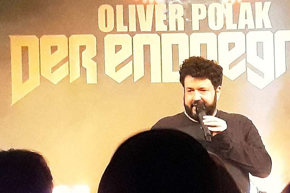 Der Comedian Oliver Polak bei seinem Auftritt in Freiburg. (Foto: Andreas Meinzer)