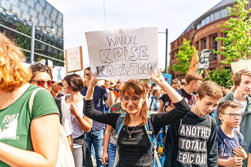 Am 19. Juli ruft die Klimaprotestaktion Fridays for Future wieder in Freiburg zum Streik auf. Hier ein Foto vom vergangenen Streik in Freiburg. (Foto: Fabio Smitka)