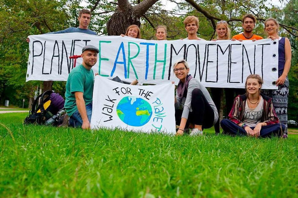 Die Bewegung will auch im Jahr 2020 wieder einen &amp;#8222;Walk for the Planet&amp;#8220; machen. (Foto: Planet Earth Movement)