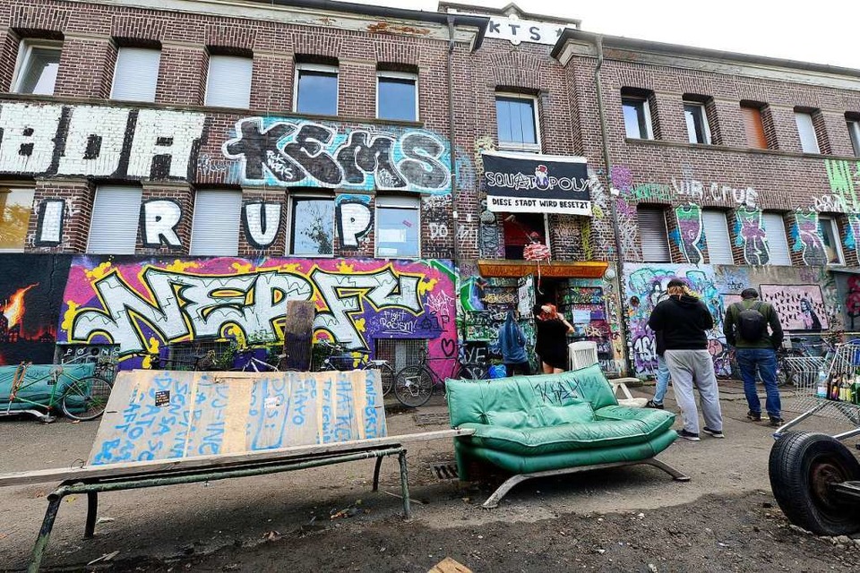 Alternative Kultur oder linksextremistischer Treffpunkt? Die KTS an der Basler Straße. (Foto: Ingo Schneider)