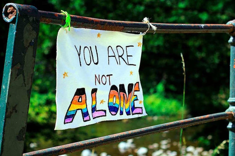 You are not alone: Du bist nicht allein. (Foto: Patrick Lohmüller)
