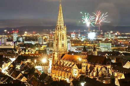 Freiburg, Du siehst ohne Böller-Feuerwerk viel schöner aus an Silvester