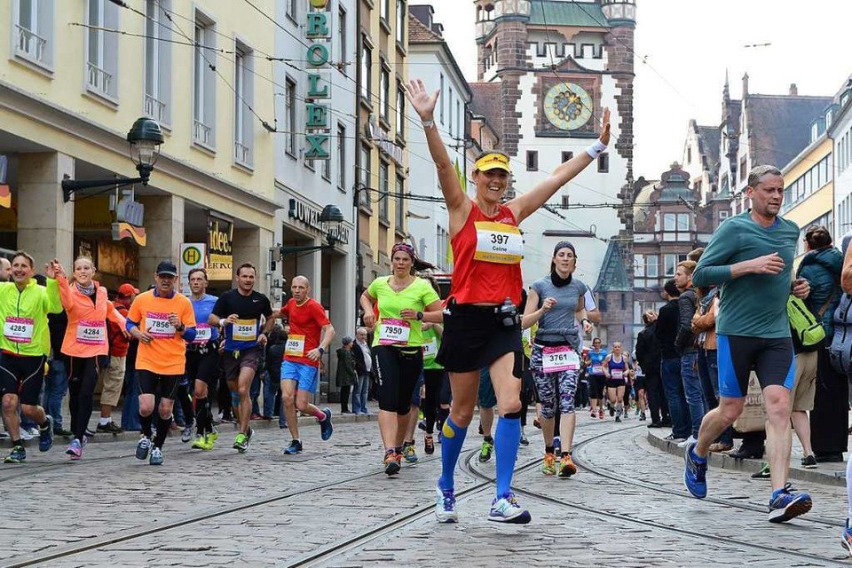 Ob der Freiburg Marathon 2020 stattfinden kann, steht noch nicht fest. Anmeldungen sind aber möglich. (Foto: Rita Eggstein)