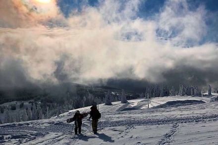 Fotos: Das verlassene Skigebiet am Feldberg im Corona-Winter