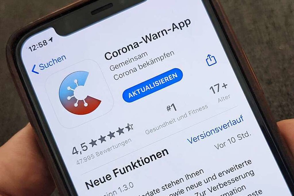 Die Corona-Warn-App ist aktualisiert worden. (Foto: Christoph Dernbach (dpa))