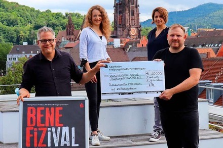 20.000 Euro-Spende für Freiburgs Kulturschaffende