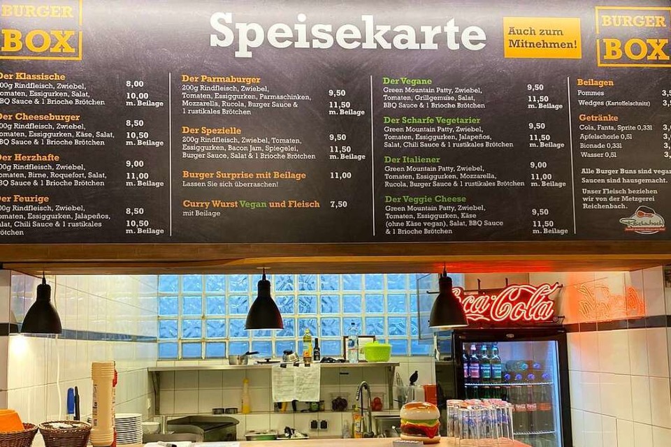 Die Burger Box in der Markthalle in Freiburg (Foto: Julia Schwab)