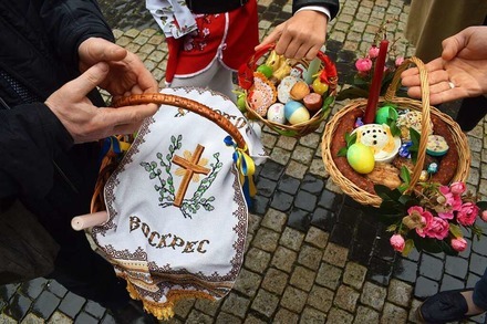 Wie Ukrainerinnen und Ukrainer in Freiburg Ostern gefeiert haben