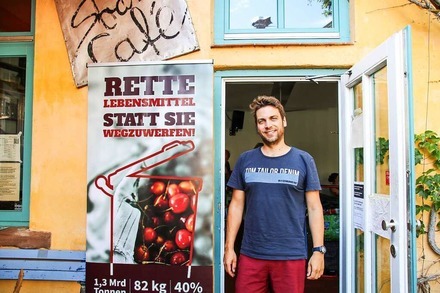 In Freiburg gibt es ein Foodsharing-Café auf dem Grethergelände