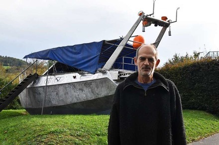 Ex-Crash-Betreiber baut in Au seit 25 Jahren an einem Segelschiff